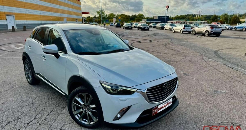 Mazda CX-3 cena 71777 przebieg: 119000, rok produkcji 2017 z Limanowa małe 781